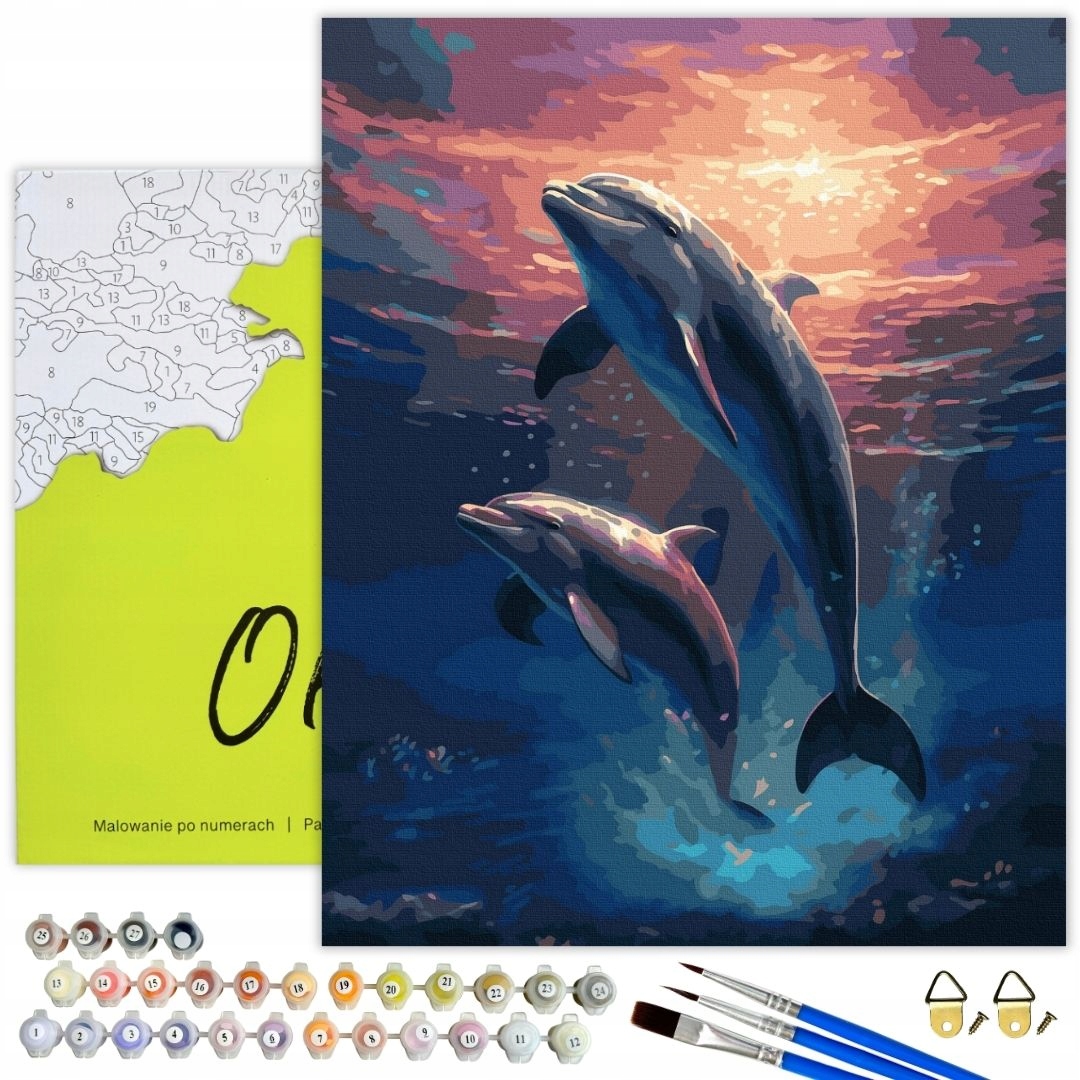 Malování Podle Čísel Kreativní obrázky pro malování podle čísel s Rámem