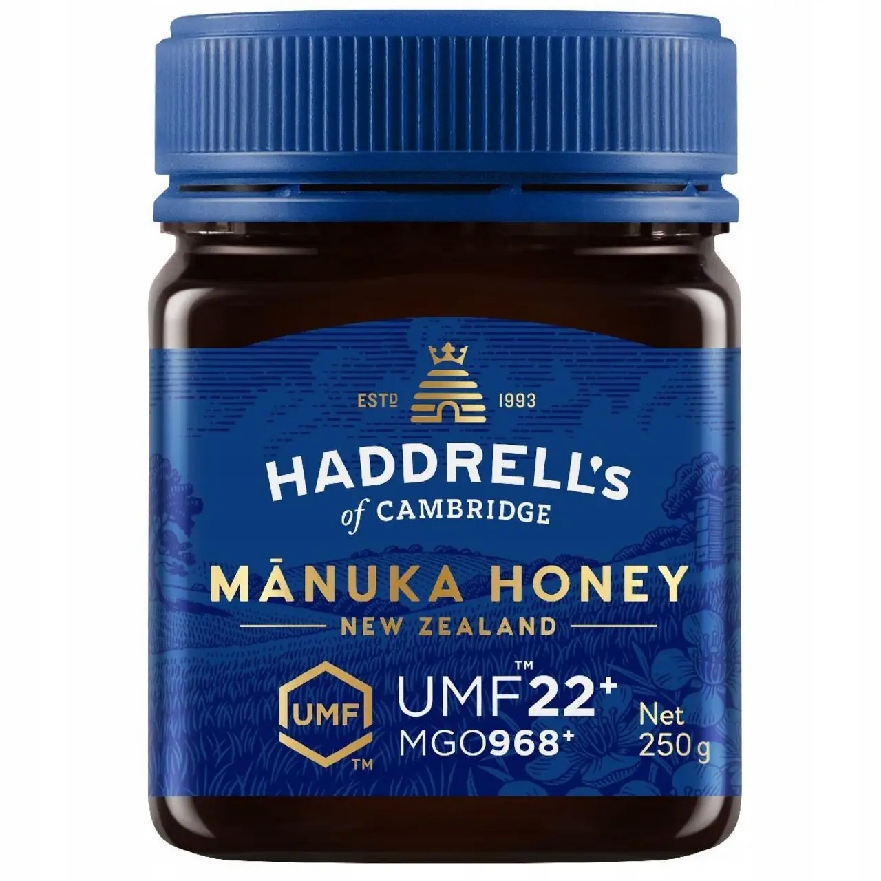 Manukový Med Mgo 968+ Umf 22+ 250 g Haddrell's Of Cambridge