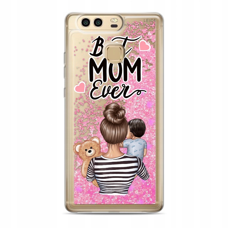 

etui płynny brokat mom do Huawei P9