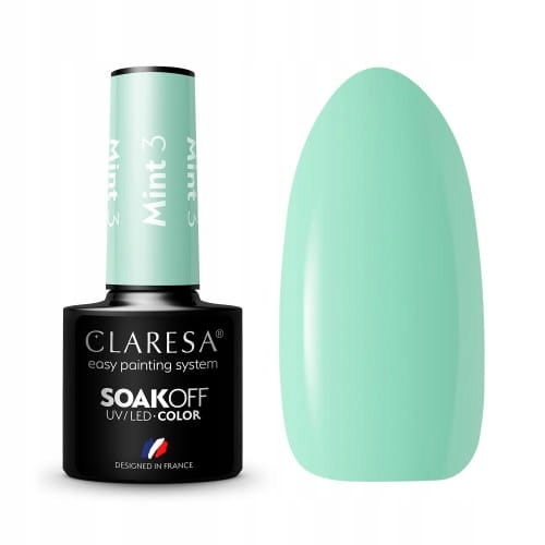 

Claresa Lakier Hybrydowy Mint 3 5g