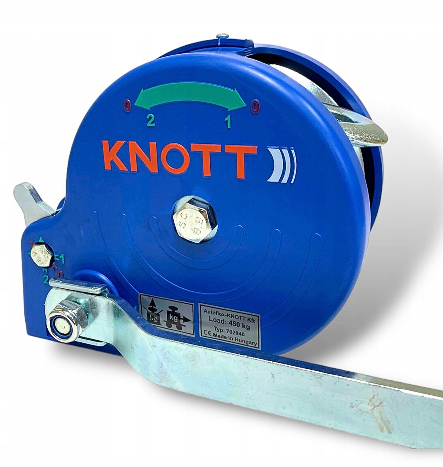 Vytahovač navijáku Knott 450 kg modrý S Pásem