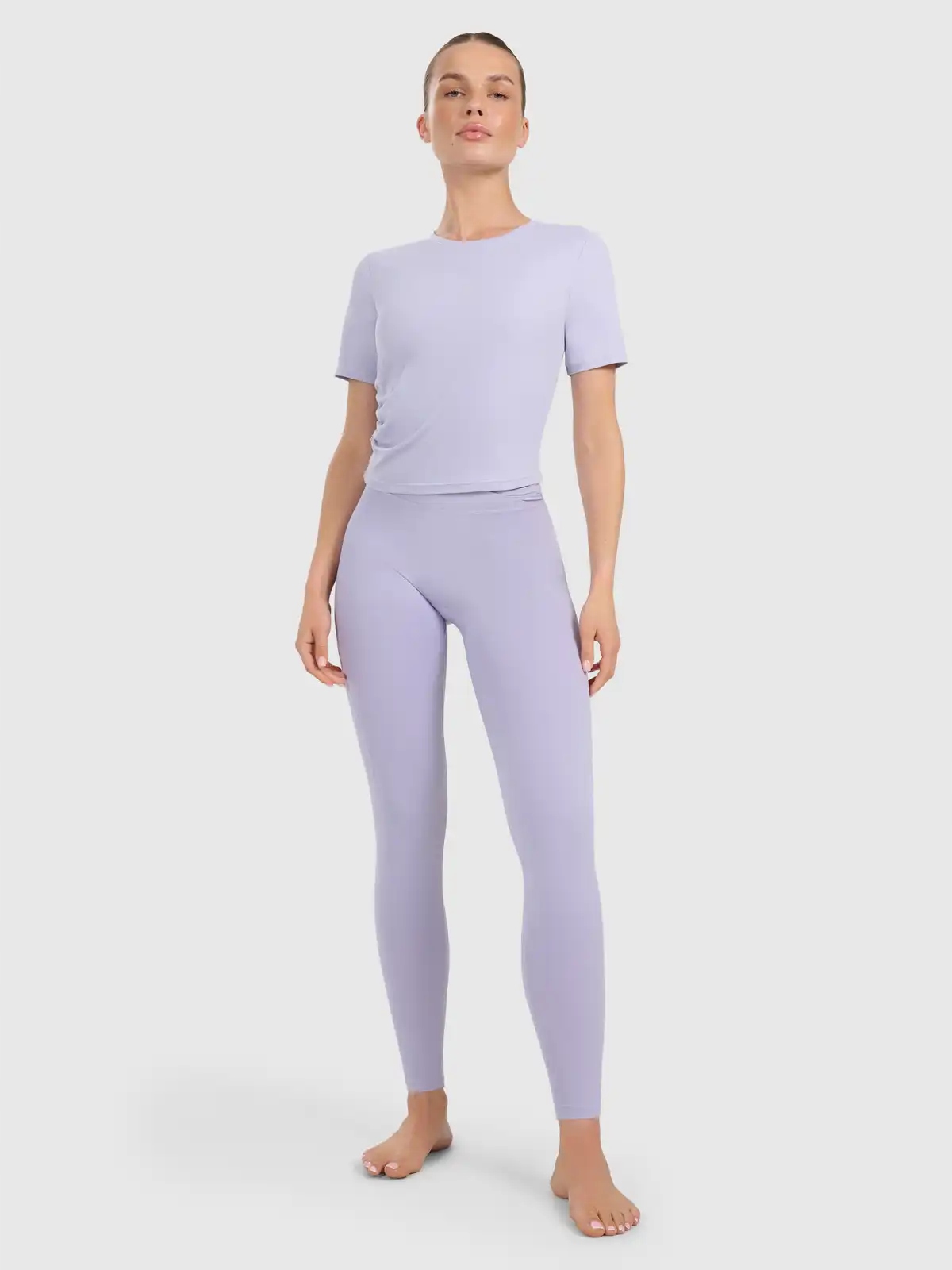 4F legíny s detailem v pase a rychleschnoucí úpravou 4FWAW25TFTIFIF36