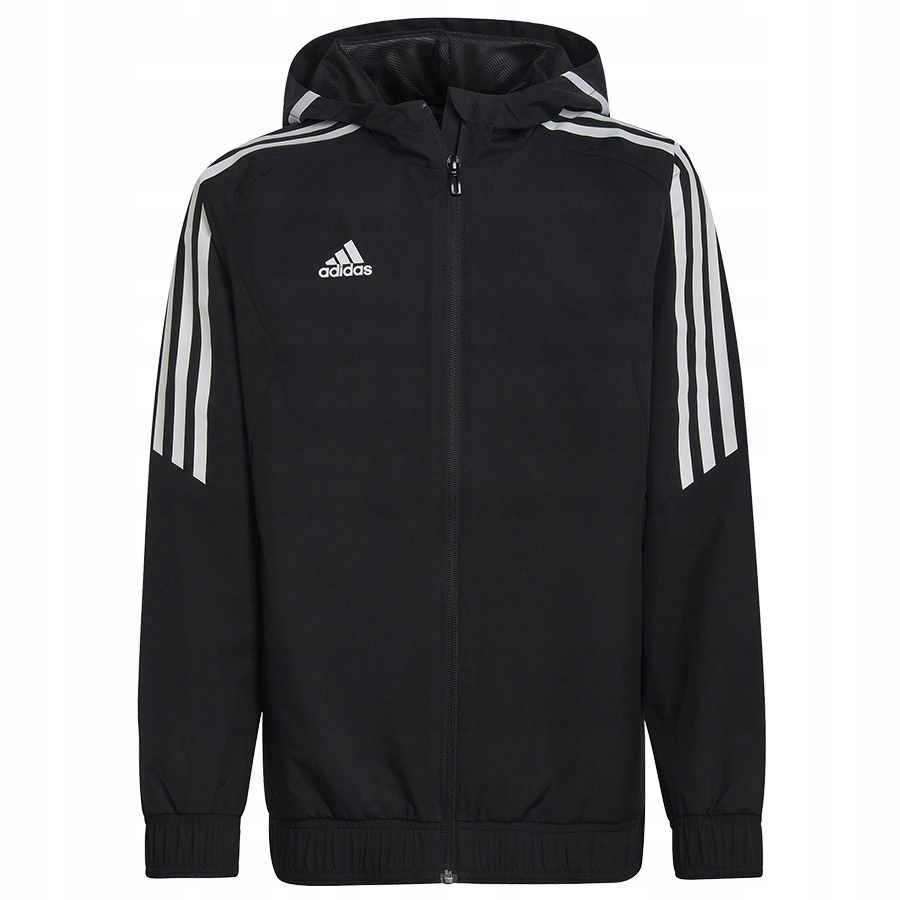 Kurtka adidas Condivo 22 All Weather Jacket Jr HA6253 czarny 140 cm