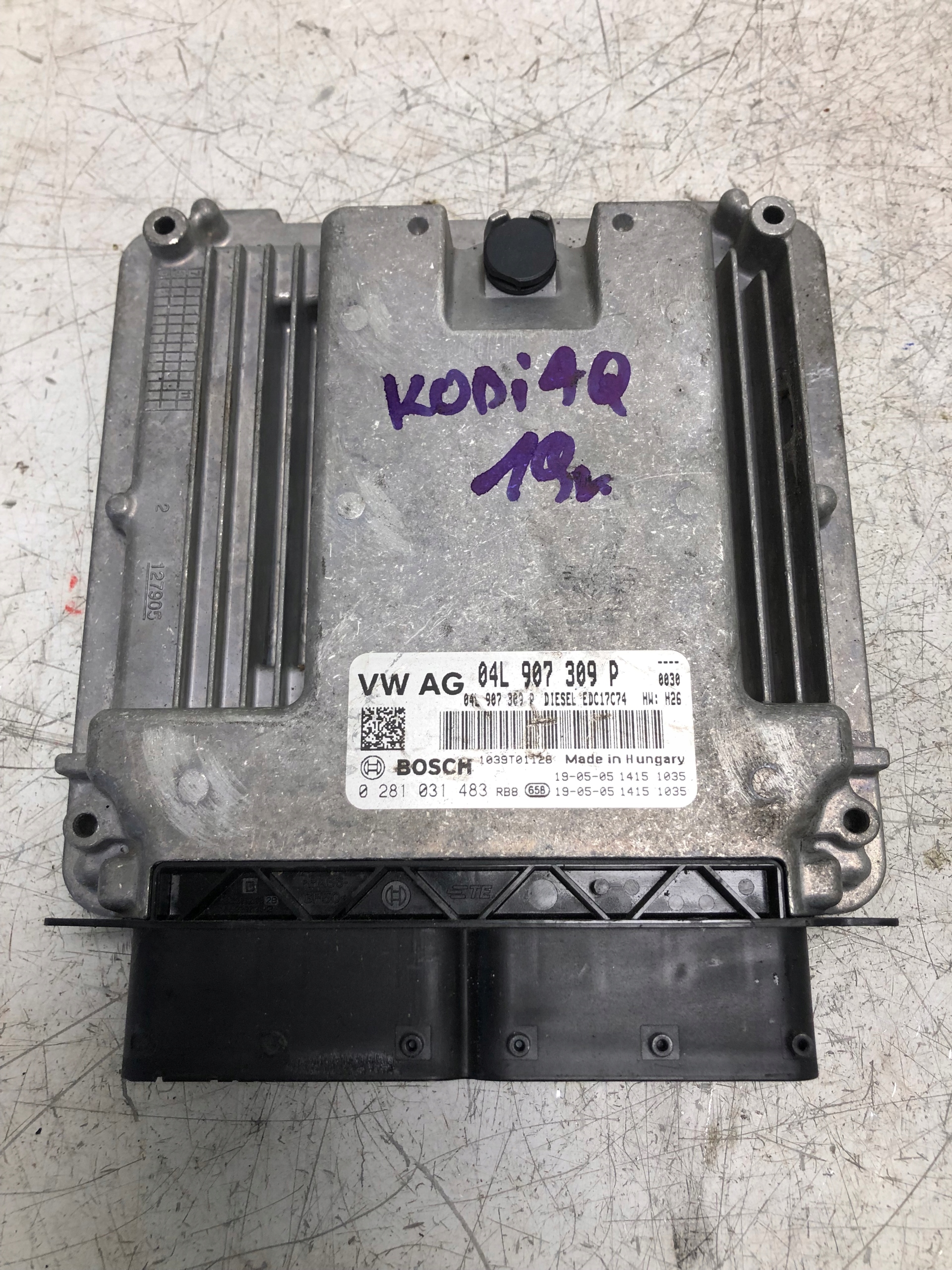 computer Motore SKODA KODIAQ 04L907309P