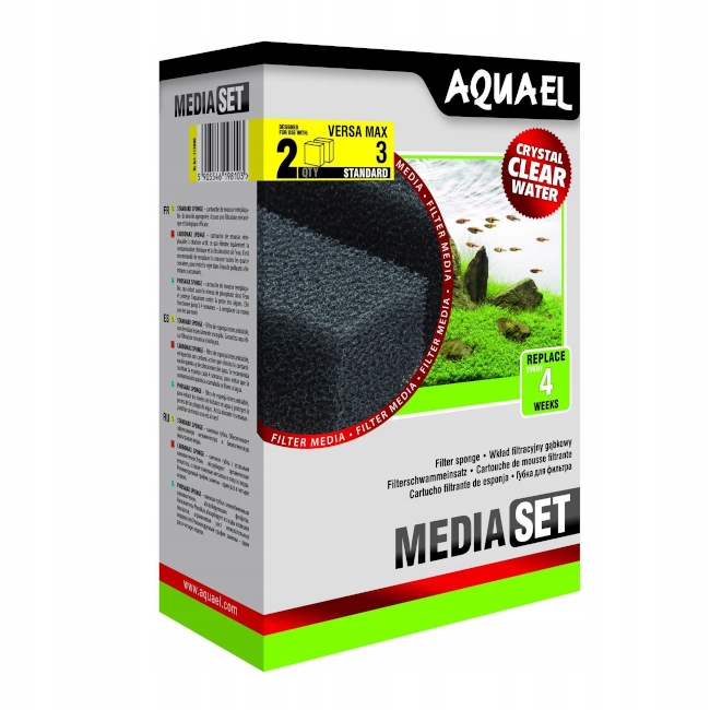 

Aquael Versamax FZN-3 Media Set Wkład Gąbkowy 2SZT