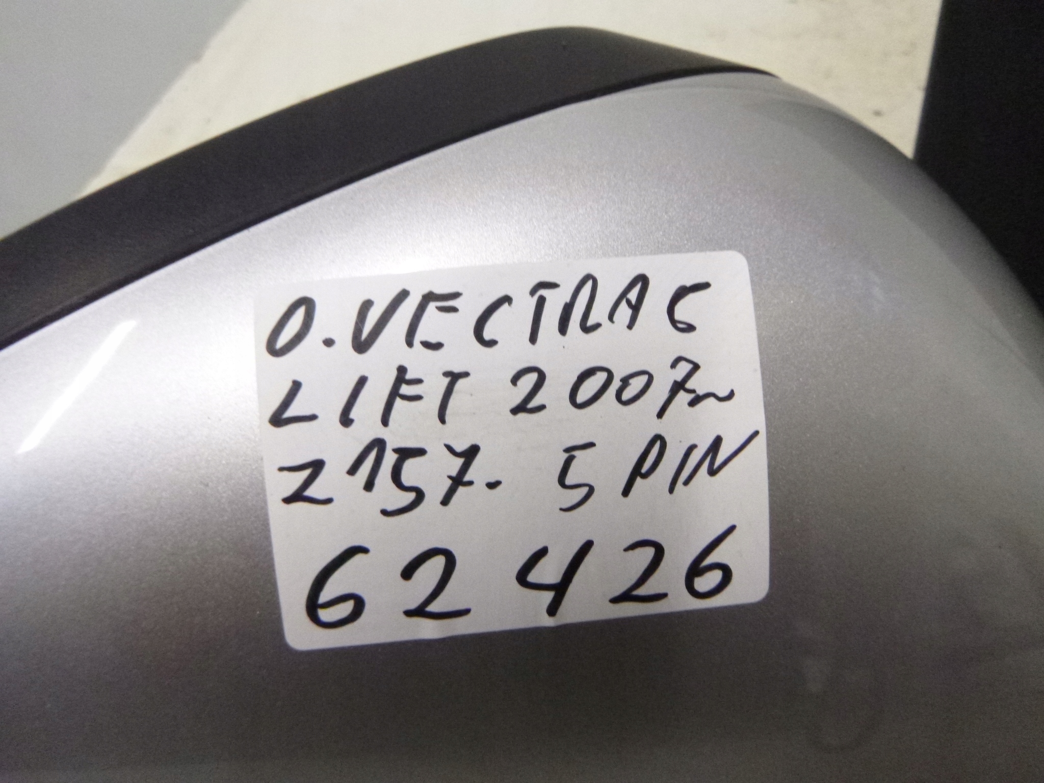 mirror right Opel Vectra C Lift Z157 5PIN 07r.