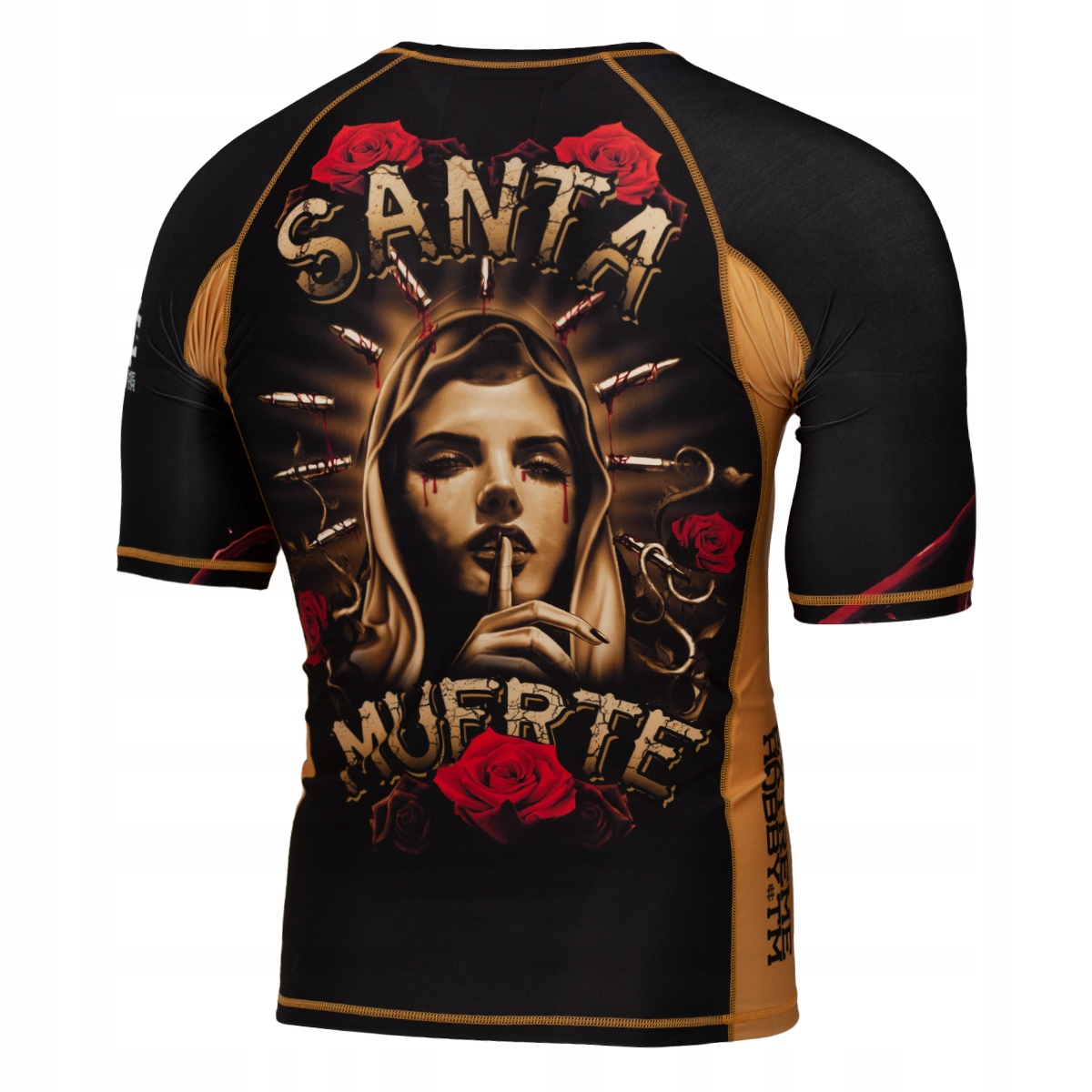 Extreme Hobby Rashguard Short Sleeve Santa Muerte L