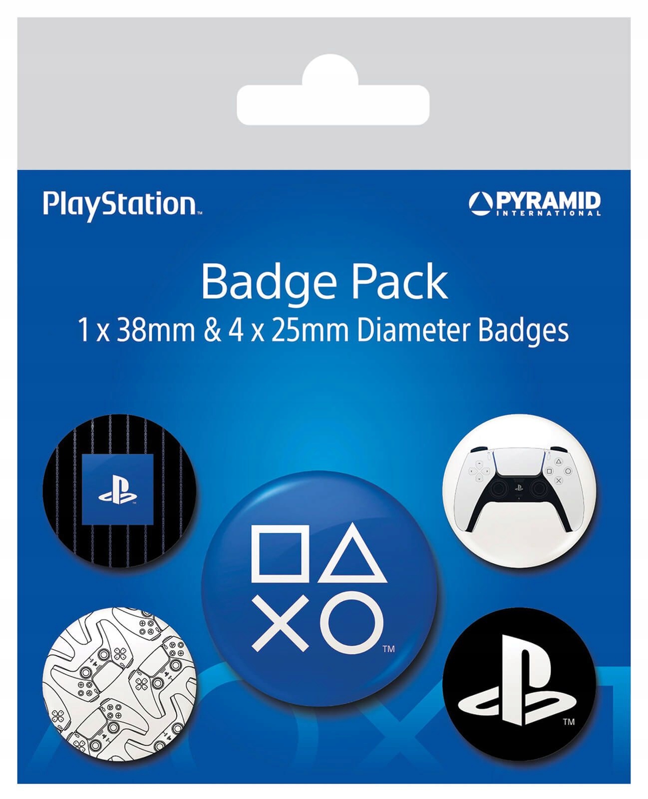 

Przypinki do plecaka Playstation Play zestaw 5 szt