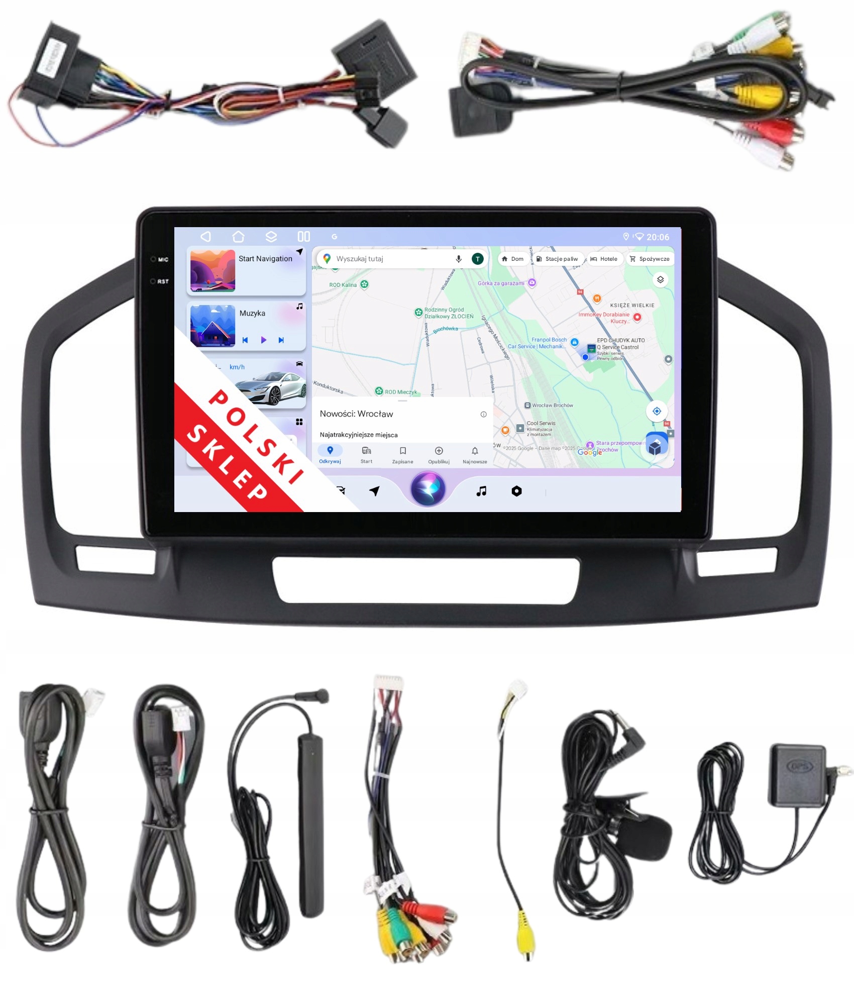 Rádio 2DIN Navigácia Android Opel Insignia A Dsp Carplay 3/32 Gb Lte