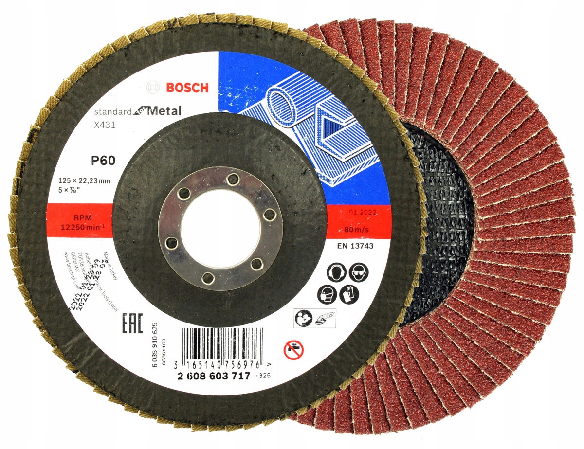 

Bosch Tarcza Listkowa 125mm GR.60 Do Metalu