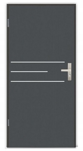 Technické Vchodové Dveře Alu 10 Zateplené