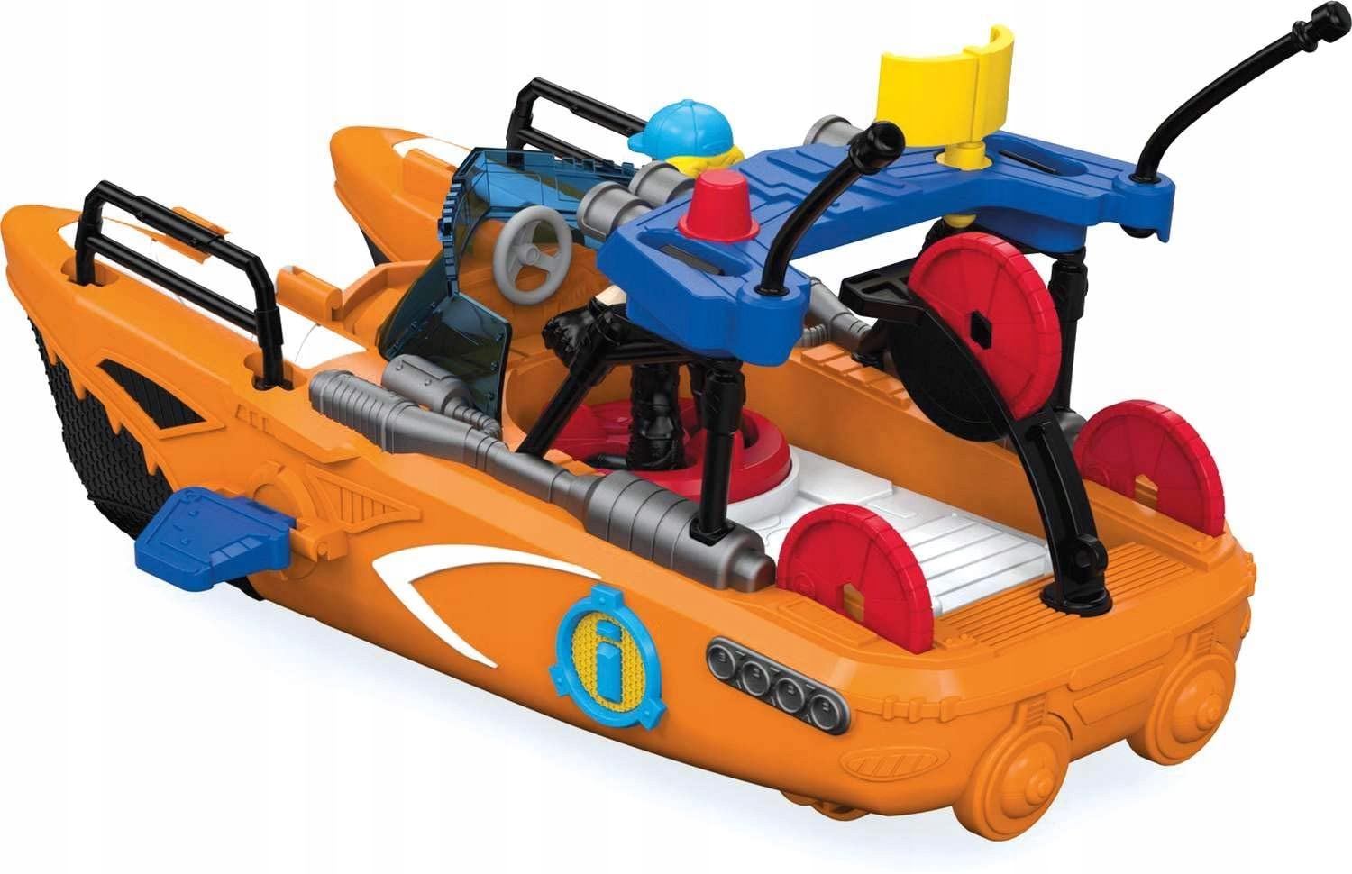 Fisher-Price Łódka ratownicza motorówka DTL95 Marka Imaginext