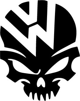 

Naklejka Volkswagen Czaszka