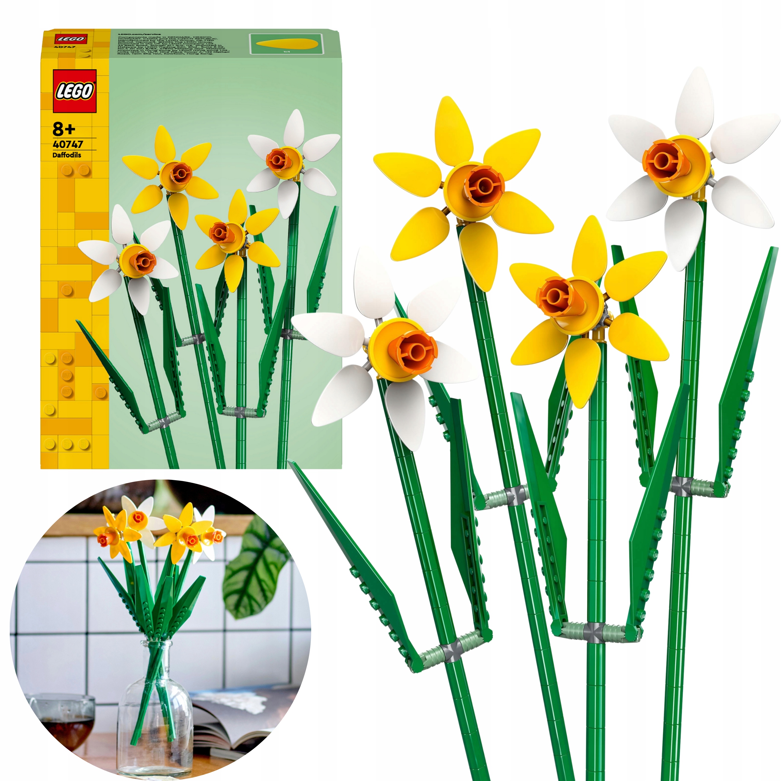 Lego Flowers Na Walentynki Dla Niej Niego Zestaw Premium Żonkile