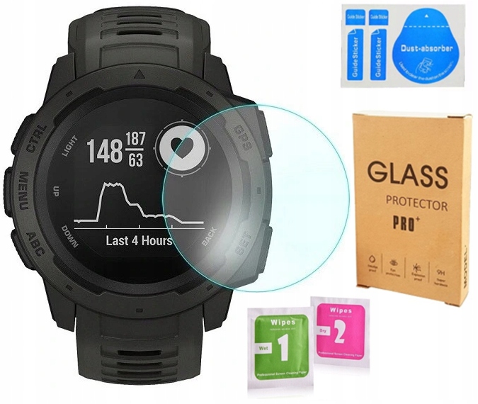 

Szkło Hartowane 9H Pro+ Do Garmin Instinct Solar