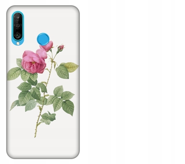 

Etui pokrowiec Huawei P30 Lite Kwiat rózowy akware