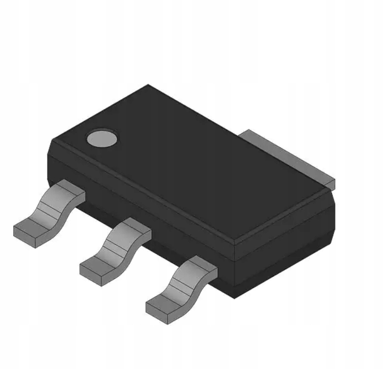 [4szt]Stabilizator nap Ldo regulowany LM1117IMP-ADJ 0,8A 1.25V-13.6V SOT223