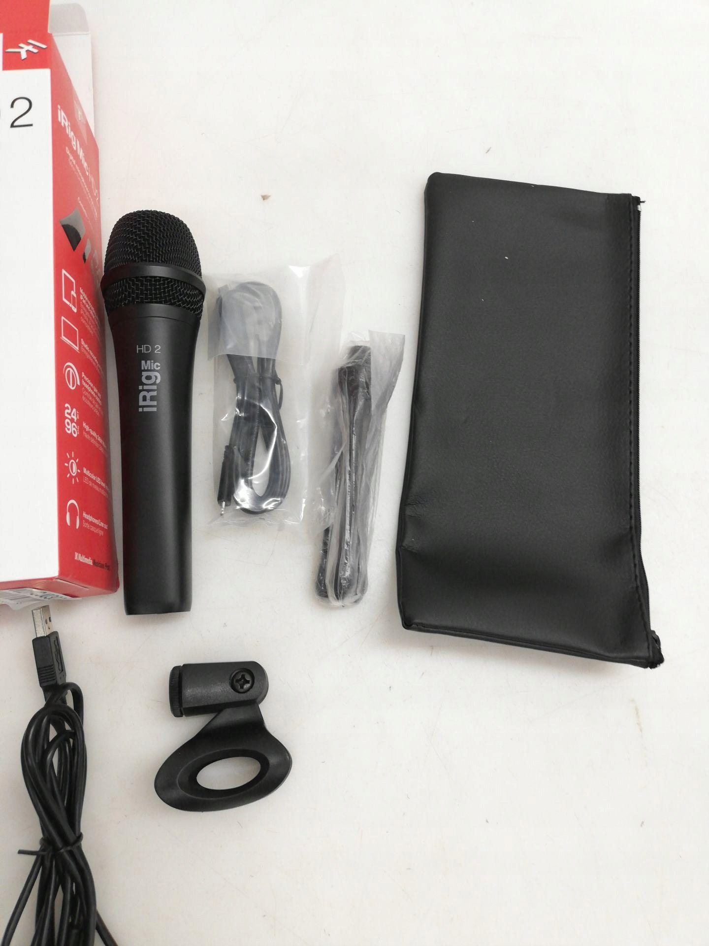 MIKROFON POJEMNOŚCIOWY WOKALOWY IK MULTIMEDIA IRIG MIC HD 2 Model iRig Mic HD 2