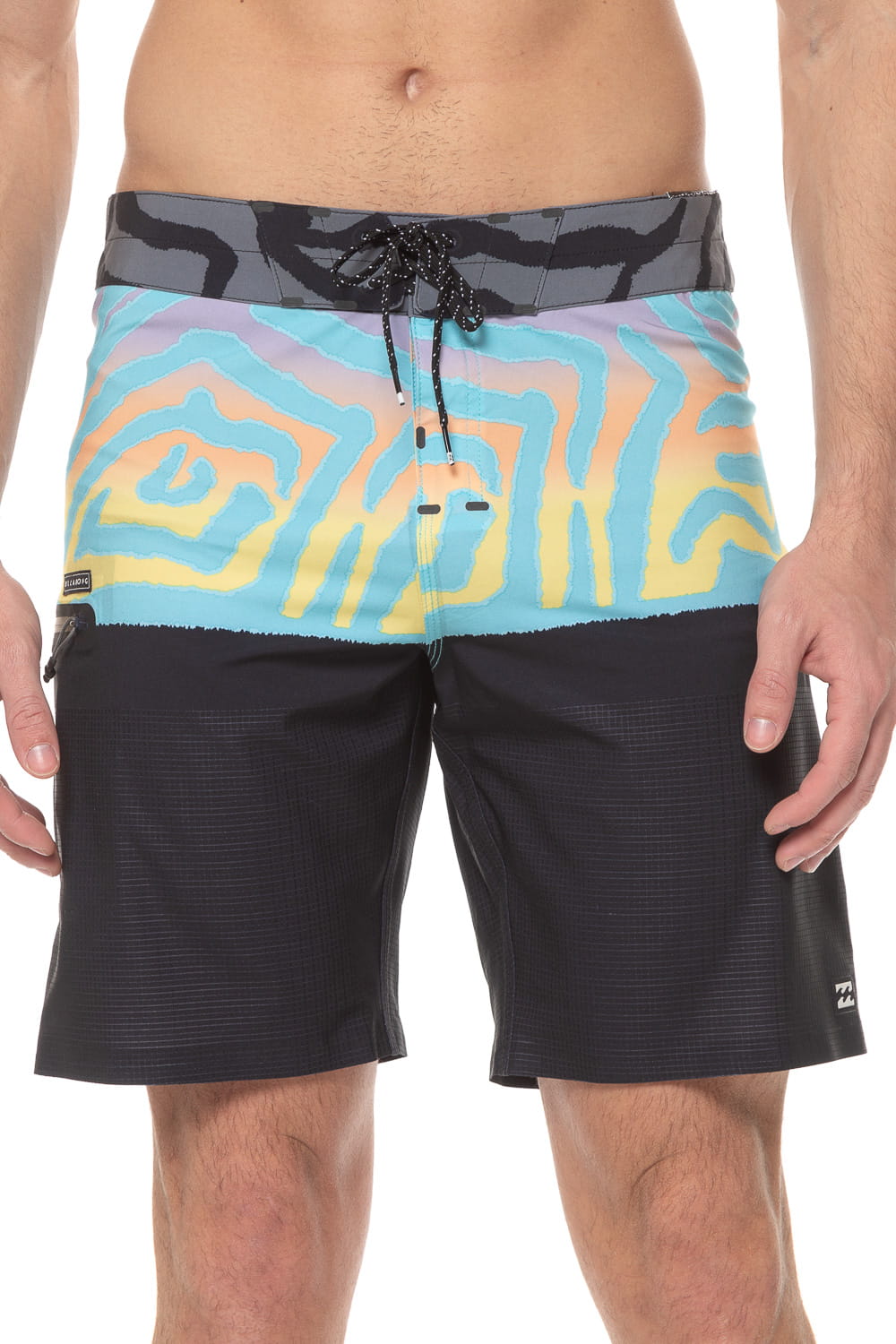 BILLABONG KOLOROWE SPODENKI PLAŻOWE KIESZEŃ (34)