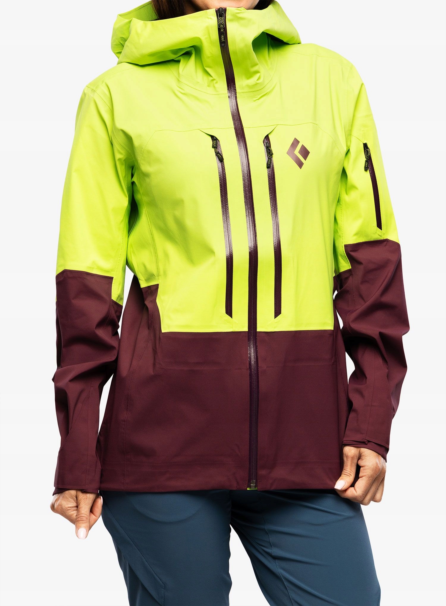 Dámská bunda Black Diamond Recon Lt Shell aloe/blackberry Xs