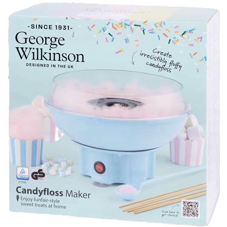 Urządzenie do waty cukrowej George Wilkinson EK2641 niebieski 400 W
