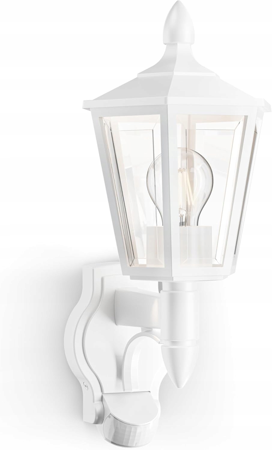 Steinel L 16 S Nástěnné Svítidlo S Pohybovým Senzorem 180° Lucerna E27 Bílá IP44