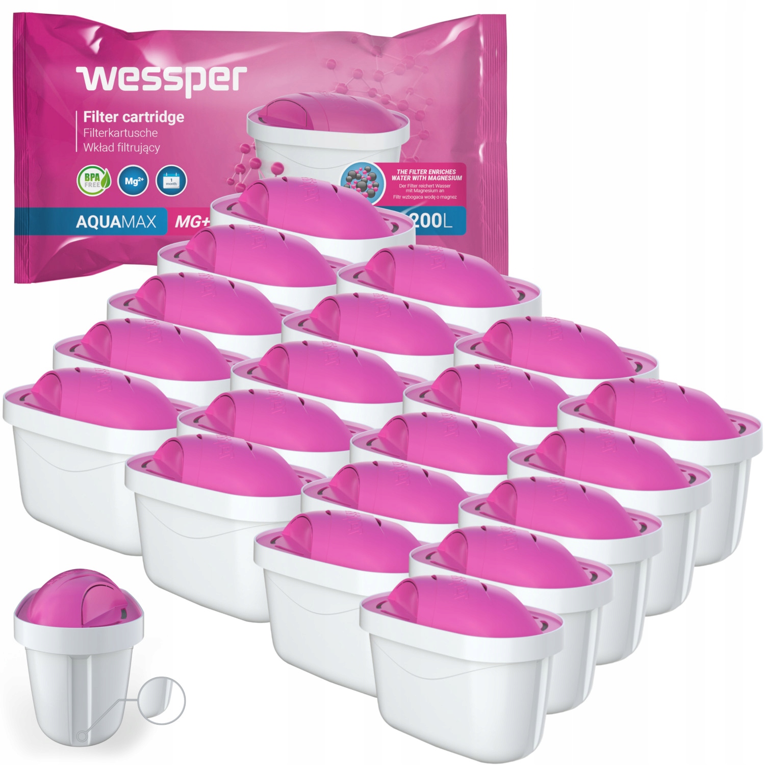 

Filtry Wkład Wessper Do Wody Brita Dafi Maxtra+ 20