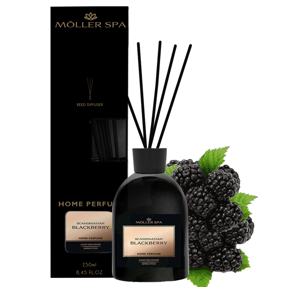 Levně Vůně Skandinávská Ostružina Do Domácnosti Tyčinky Osvěžovač 250 ml Velká Objem