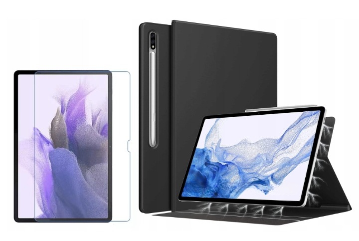 Etui Magnetic Magnetyczne Do Samsung Galaxy Tab S9 Ultra Szkło Hartowane