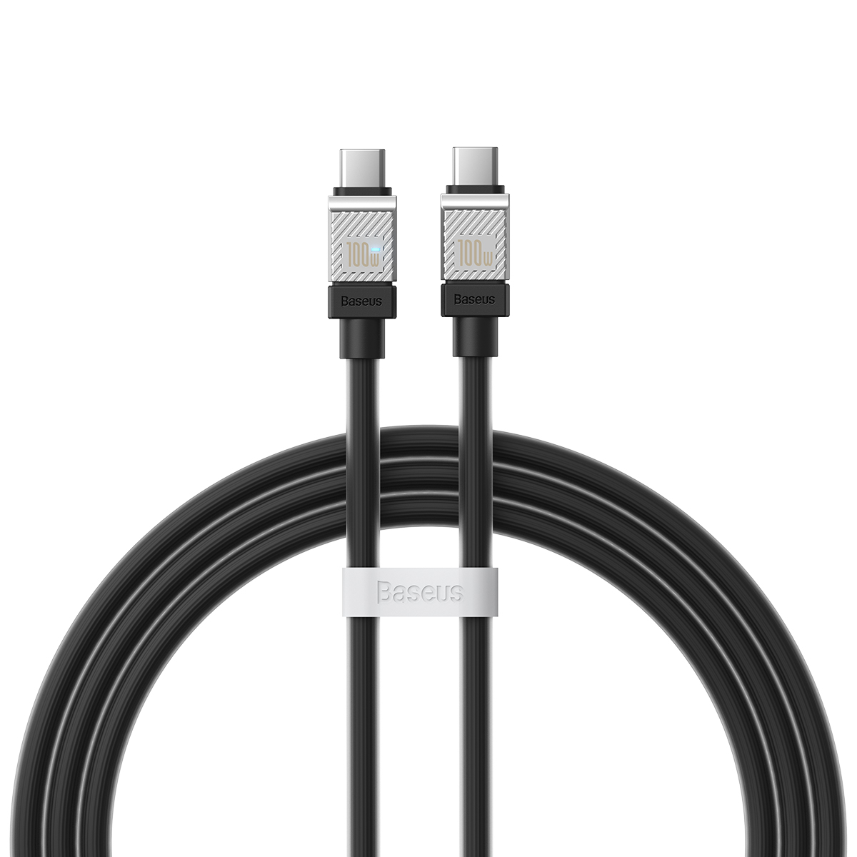 BASEUS MOCNY KABEL USB-C SZYBKIE ŁADOWANIE PRZEWÓD TYP-C PD 100W QC 5A 1M Stan opakowania oryginalne