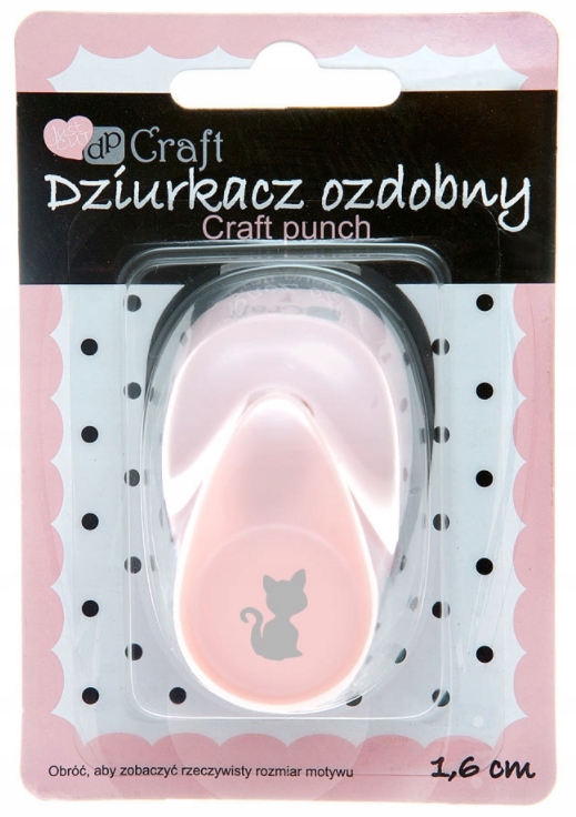 DZIURKACZ OZDOBNY KOT kotek duży