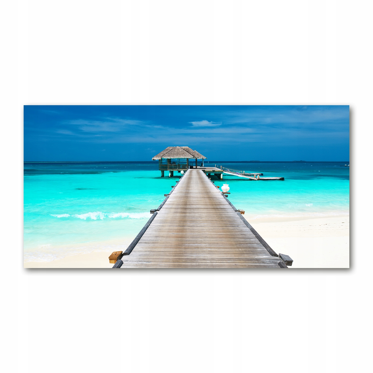 

Foto obraz akryl zdjęcie Drewniane molo 120X60 cm