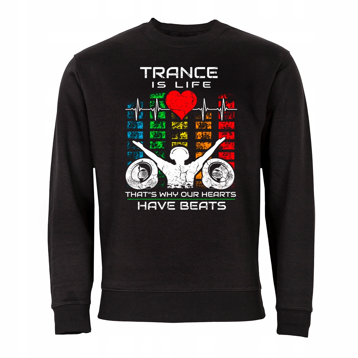 

Czarna Bluza Muzyczna Dla Muzyka Trance Is Life