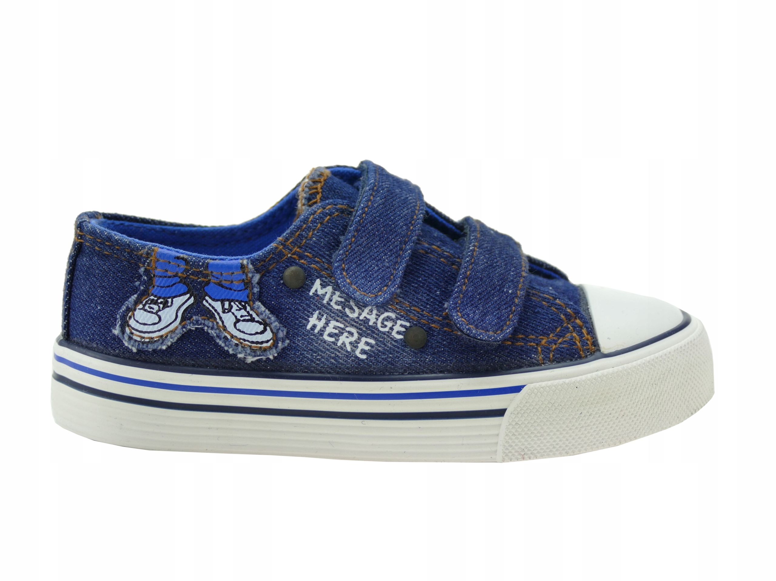 

Buty dziecięce Trampki szkolne Tenisówki Rzepy 30