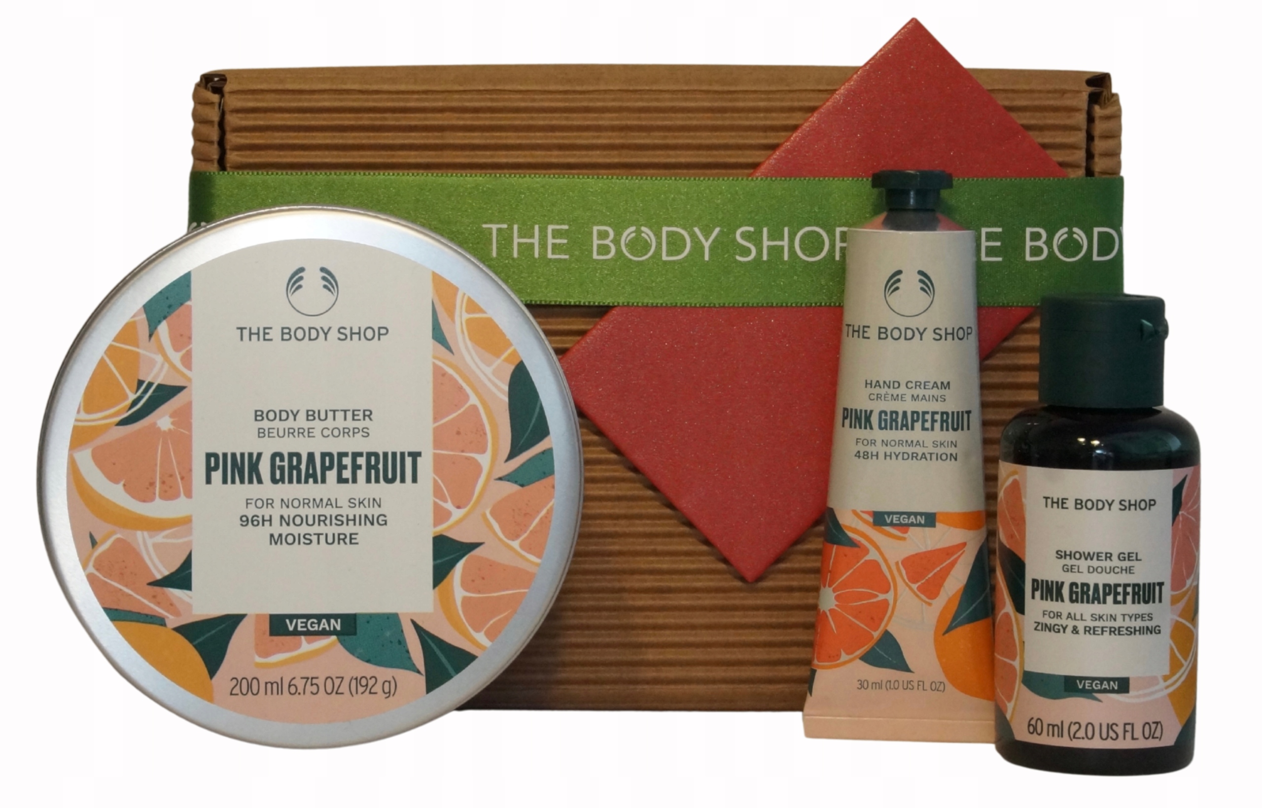 Pink Grapefruit zestaw prezentowy z bilecikiem