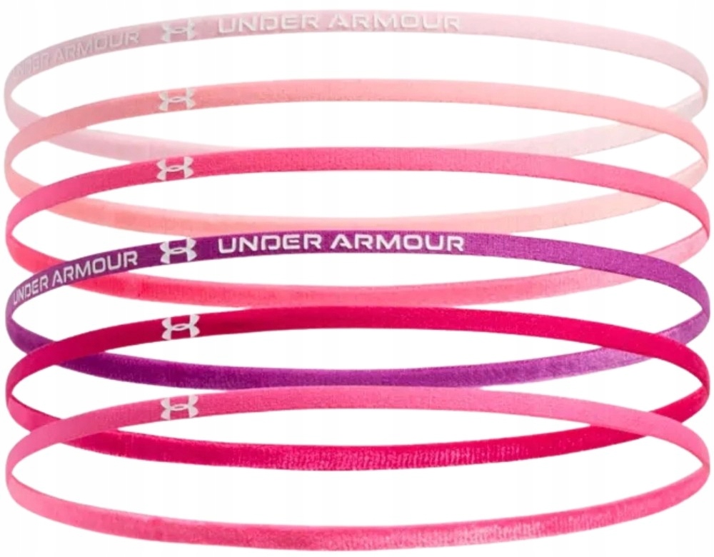 Opaski do włosów elastyczne gumowe Ua Under Armour 6pak