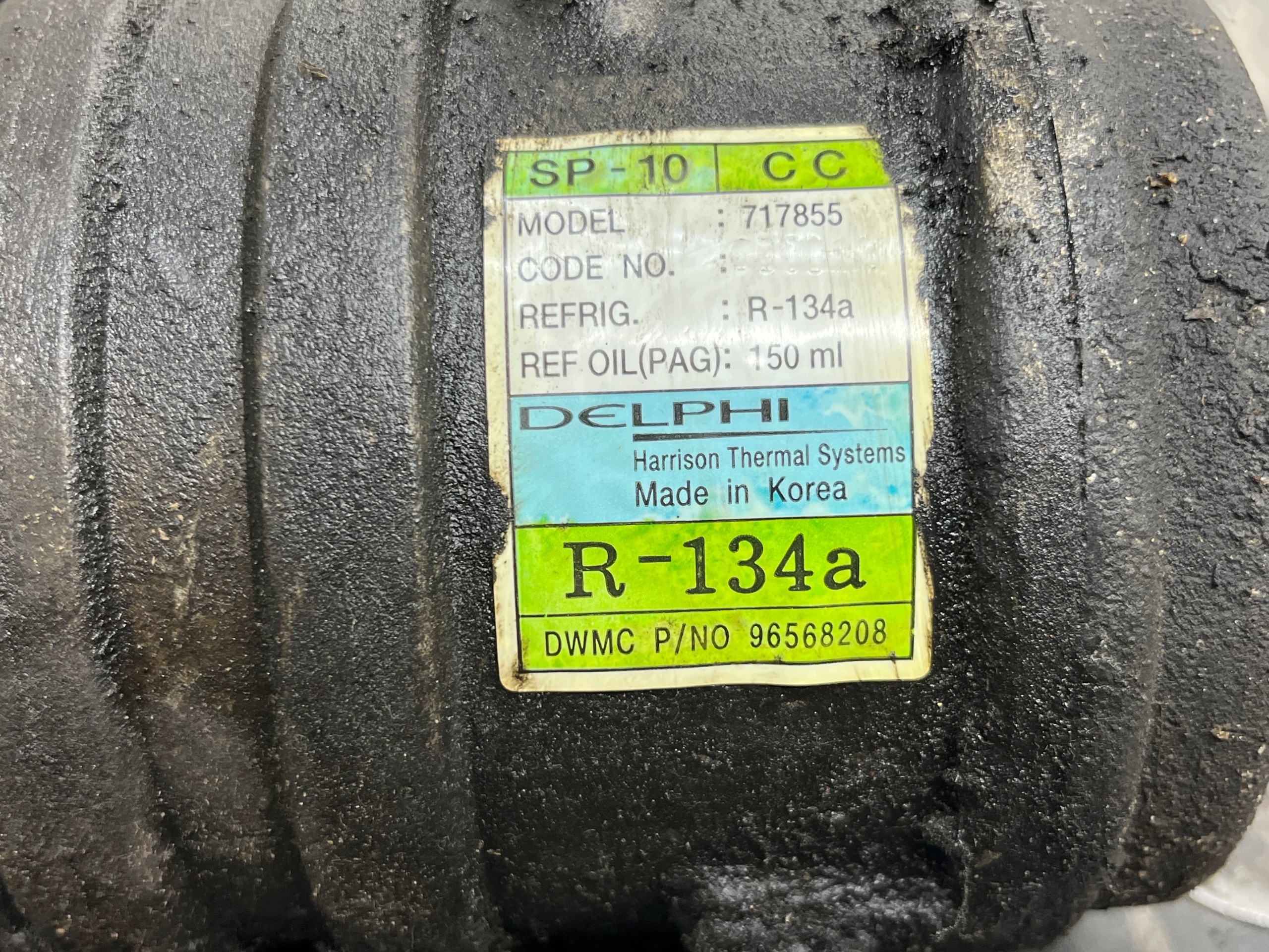 Klimakompressor klimaanlage CHEVROLET SPARK 717855 / SP-10