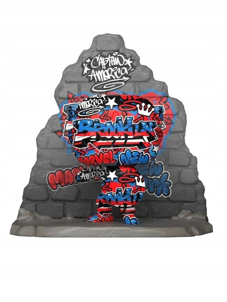 Captain America Graffiti Street Art Collection (Funko Pop! Marvel 752)