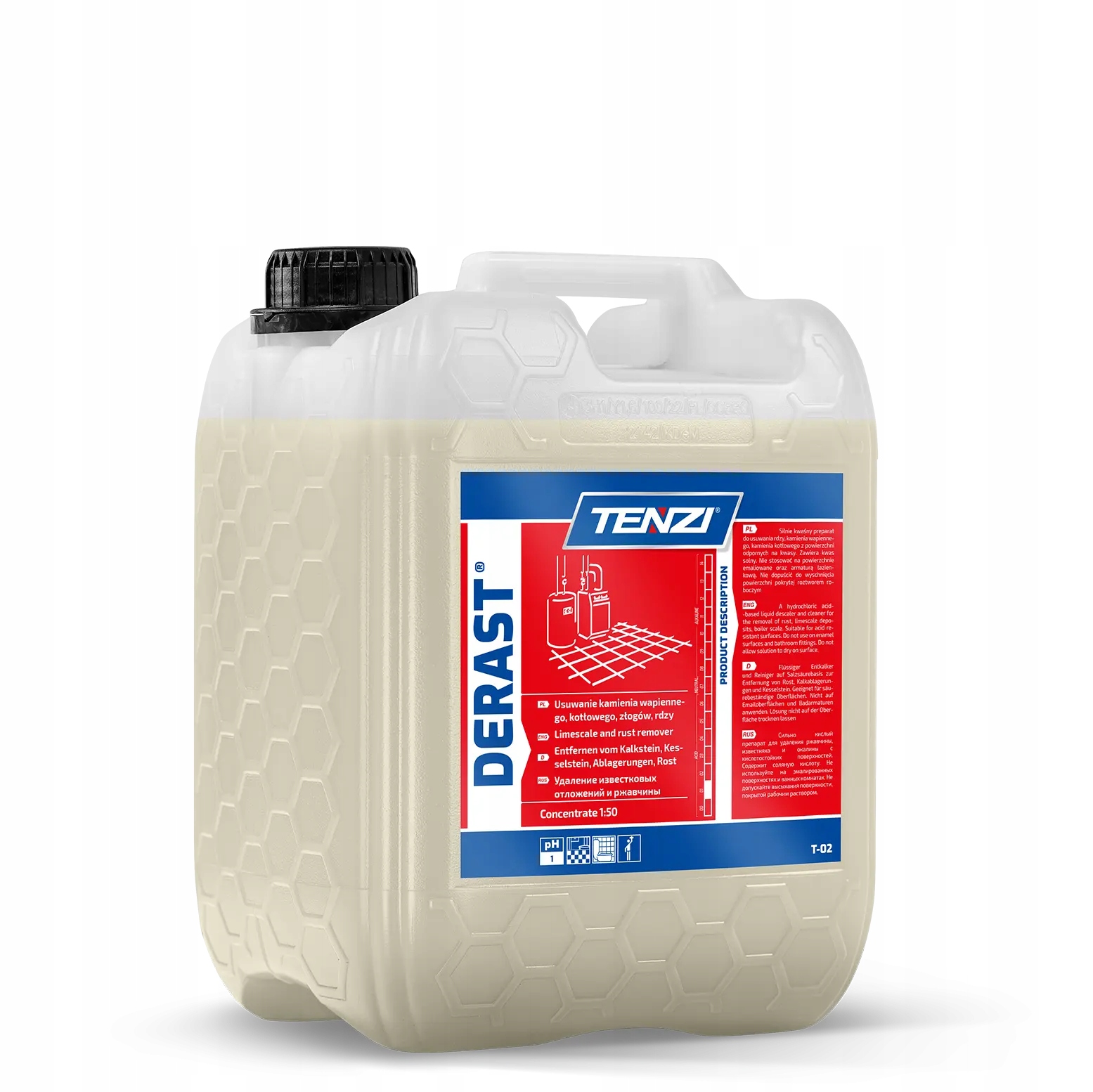 Levně Tenzi Derast 10 L Odstraňuje Rezavý Vodní Kámen