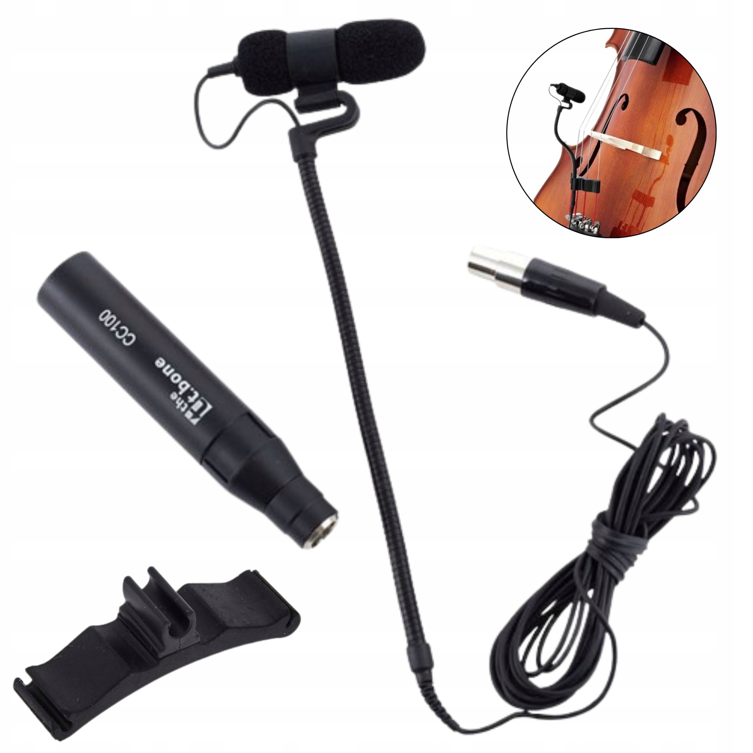 Nástrojový mikrofon t.bone Ovid System CC 100 pro violoncello
