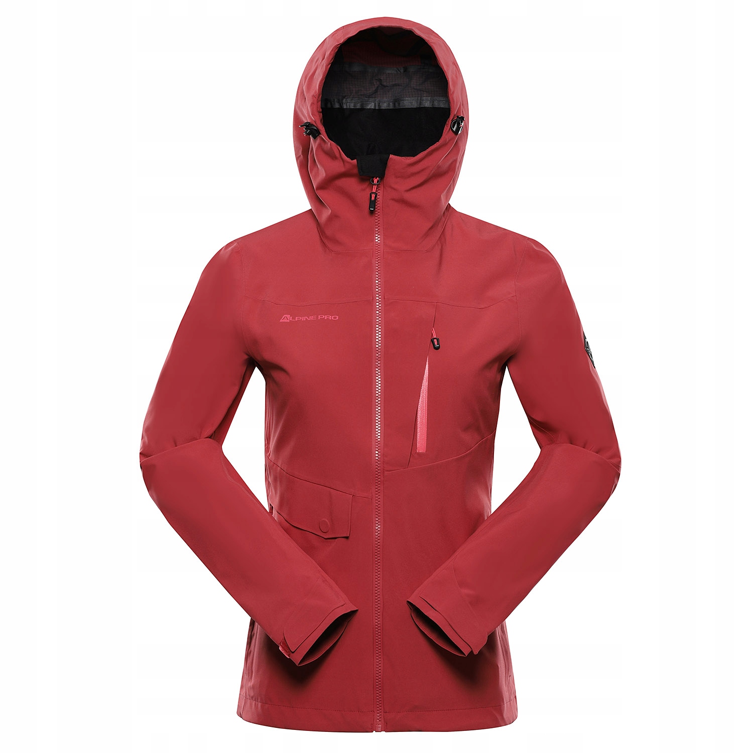 Kurtka damska trekkingowa wodoodporna Alpine Pro Zarra 2 k.ceglany r.XS
