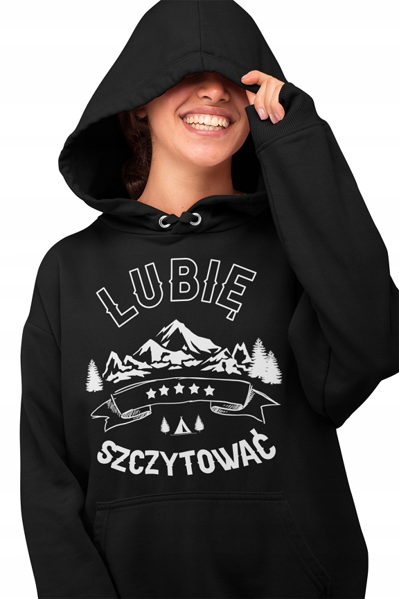 

Bluza Kangurka Z Nadrukiem Góry Szczyty Fun
