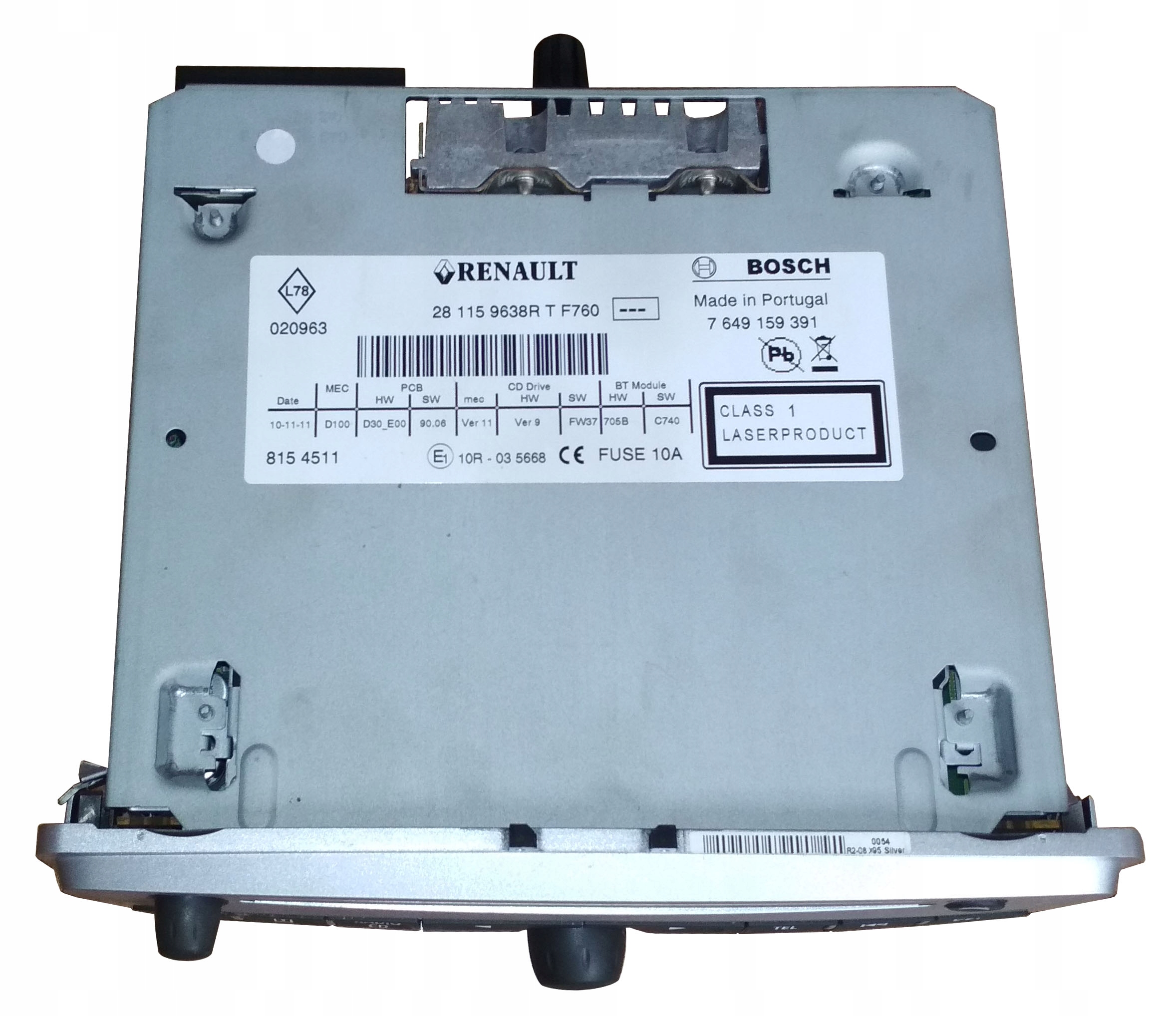 281159638 - RENAULT SCENIC III РАДИО CD ОРИГИНАЛ