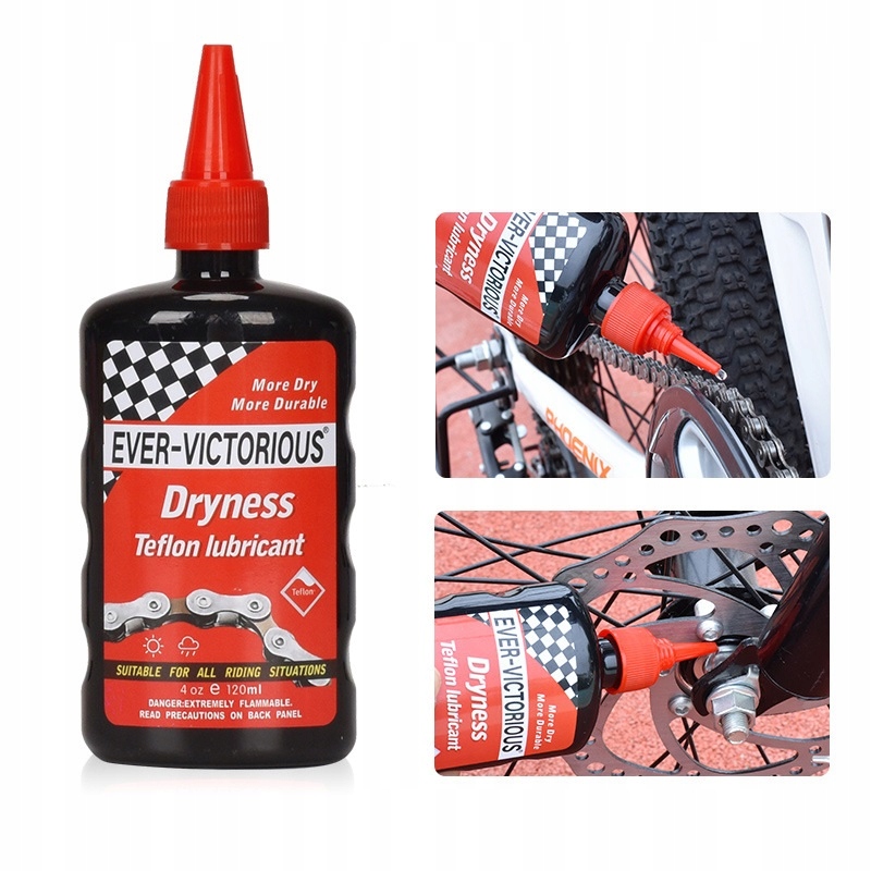 EVER-VICTORIOUS DRY LUBE DO ŁAŃCUCHA ROWEROWEGO 120 ml JAKOŚĆ