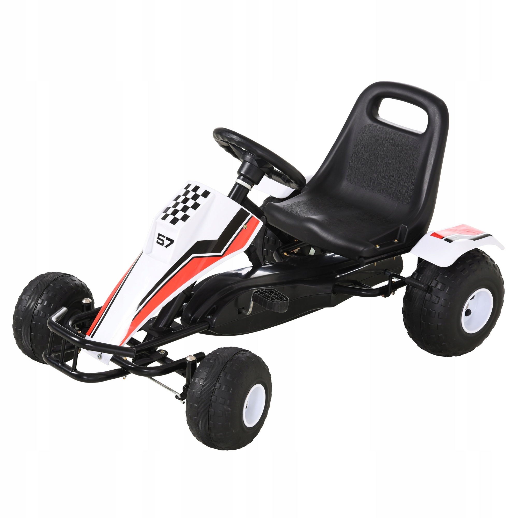 Gokart Homcom samochód dziecięcy na pedały dla dzieci 3–8 lat