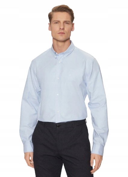 Elegantní Pánská Bavlněná Košile S Límecem Calvin Klein M Kwc