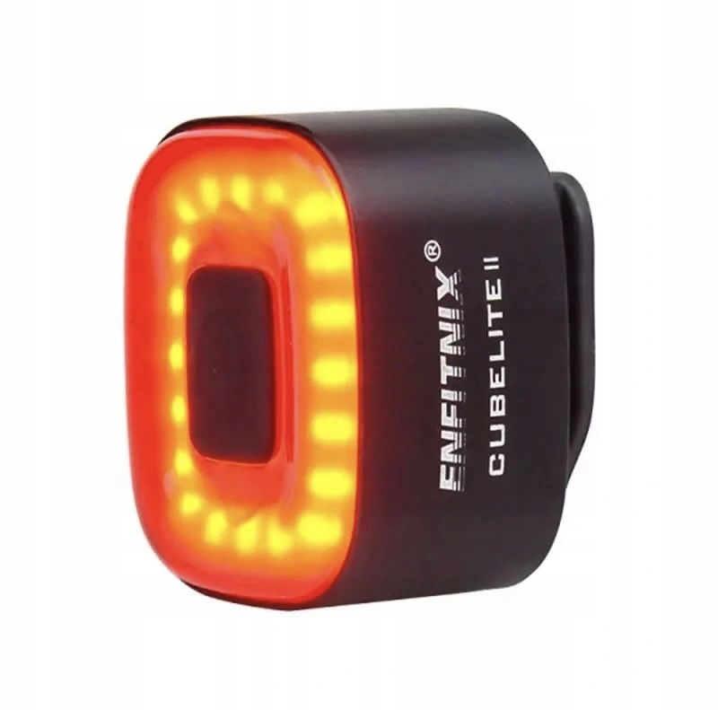 Tylna lampa Cubelite II lampka czujniki 32Bit Gyro Stop wodoodporna