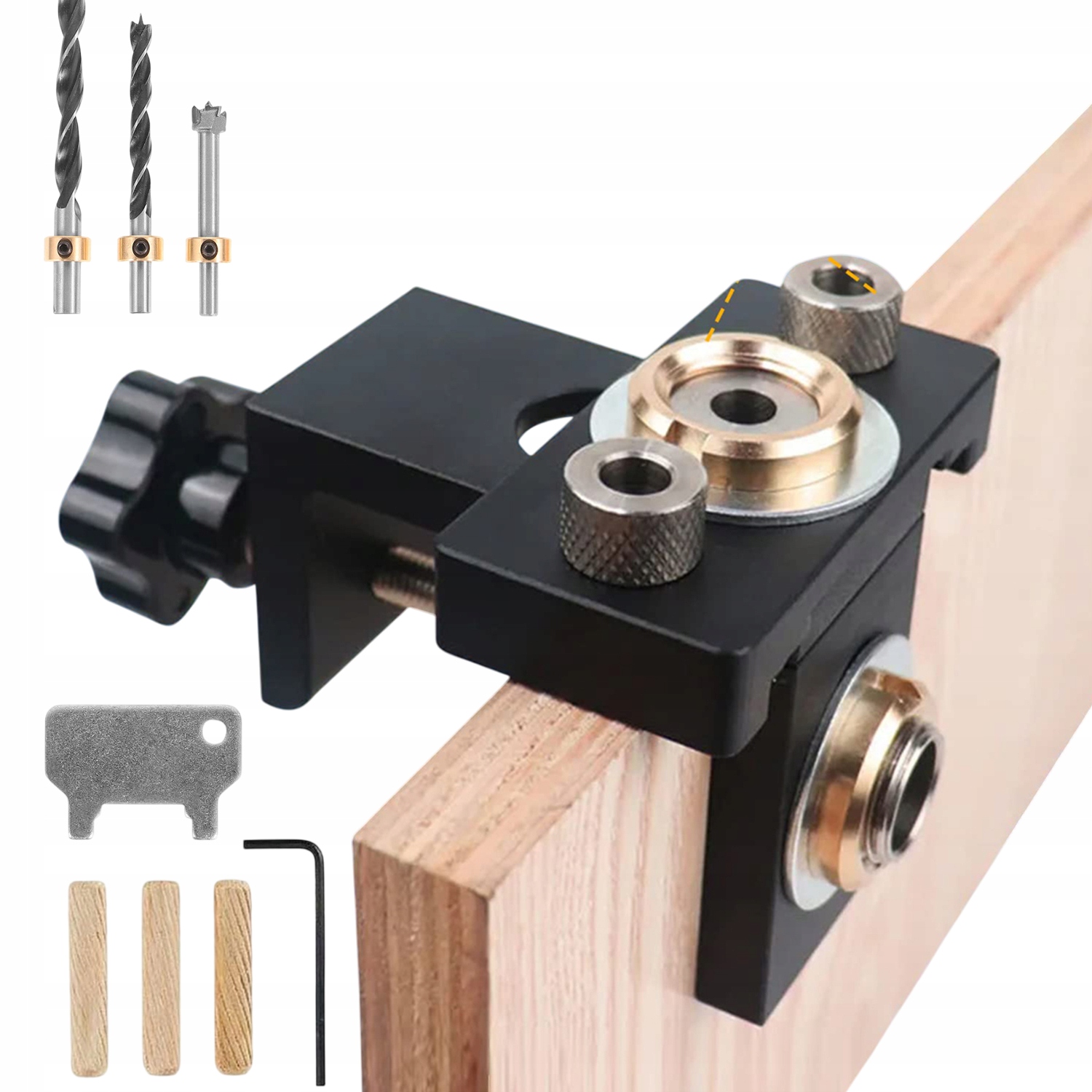 3V1 Přenosná Šablona Pro Excentry Vzorník S Polohovacím Klipem, Černá