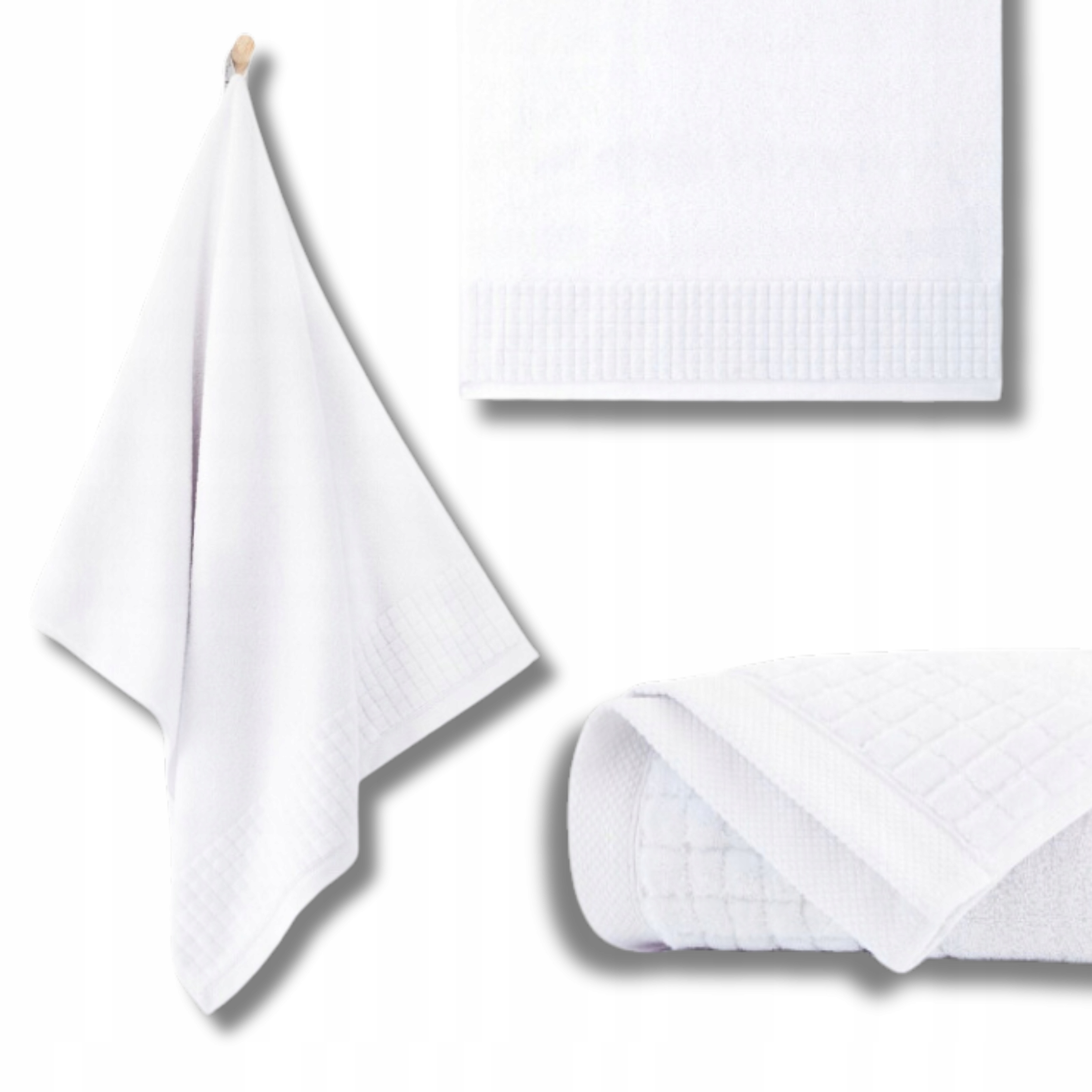 Törölköző Zwoltex 50x100 Paulo 3 Pamut 500g Fehér