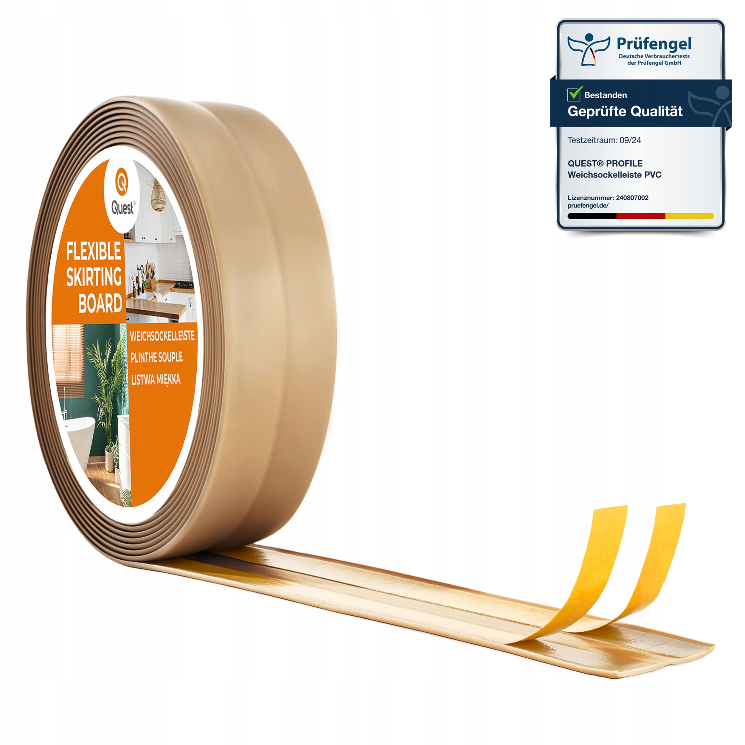 Samolepiaca dokončovacia lišta z piesku Pvc 25 m 30x30 mm